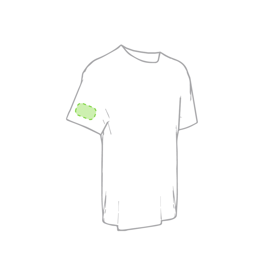 Erwachsene Weiß T-Shirt Hecom