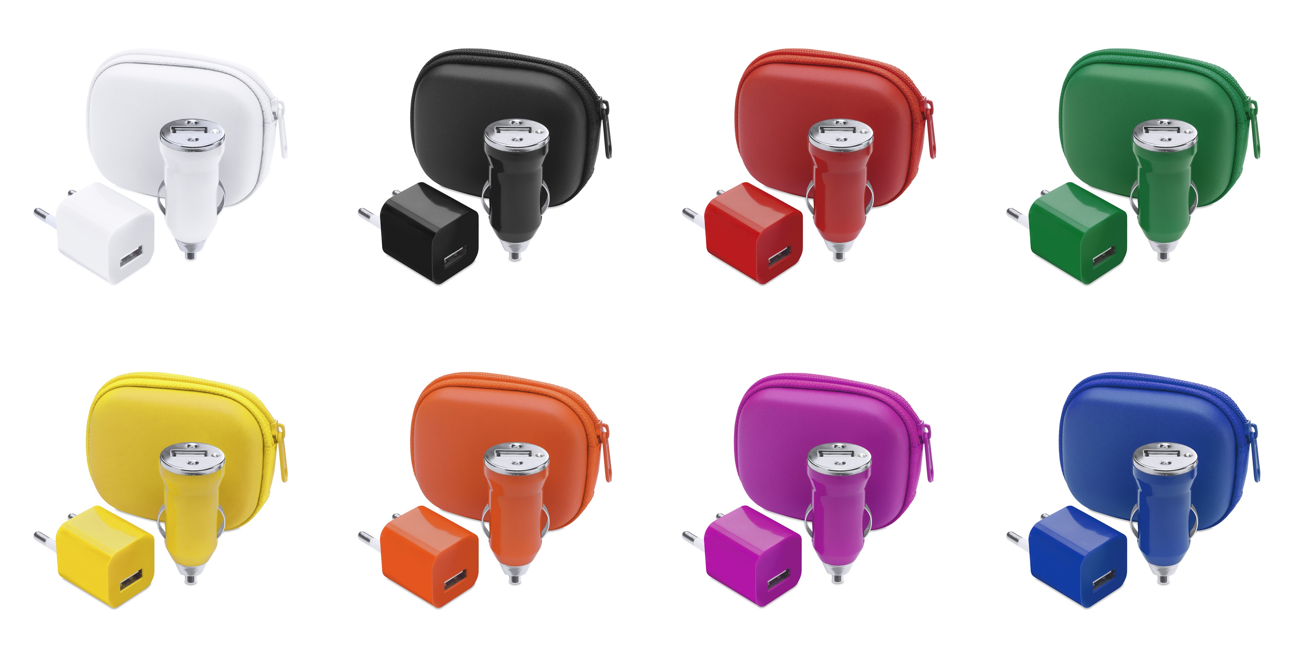 Set Carregador USB Canox AMARELO
