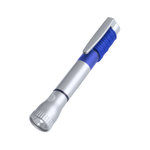 Bolígrafo Linterna Mustap GRIS/AZUL