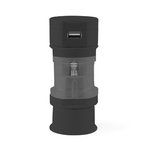 Adaptateur Prises Tribox JAUNE