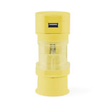 Adaptateur Prises Tribox JAUNE