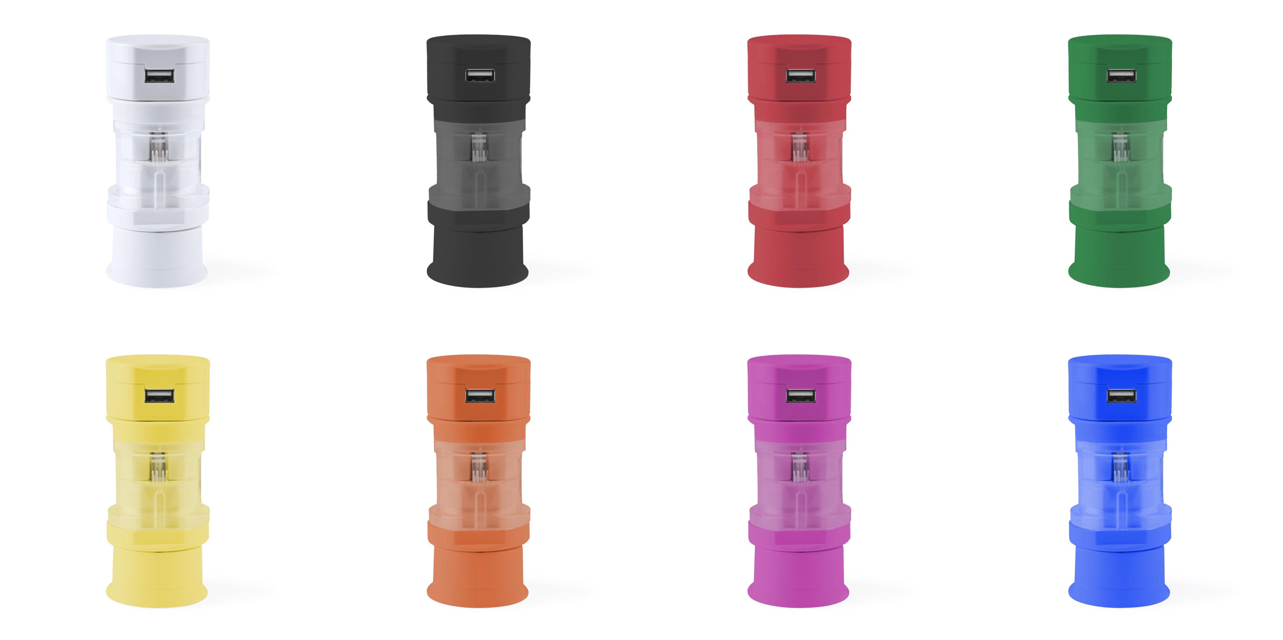 Adaptateur Prises Tribox JAUNE