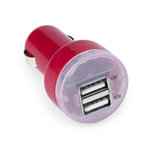 Cargador Coche USB Denom AMARILLO