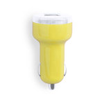 Cargador Coche USB Denom AMARILLO