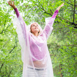 Poncho Domin AZUL