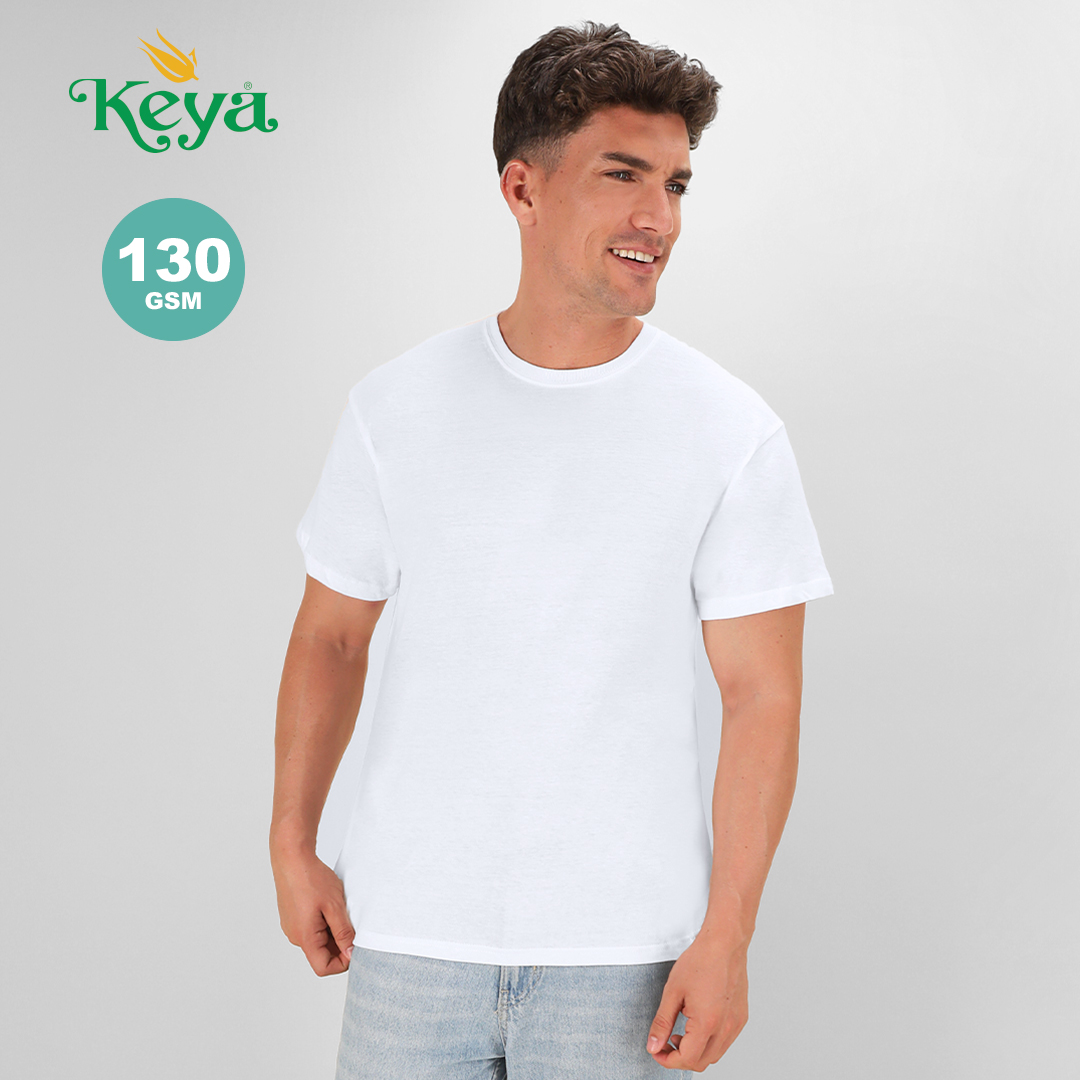 Volwassene Wit T-Shirt "keya" MC130