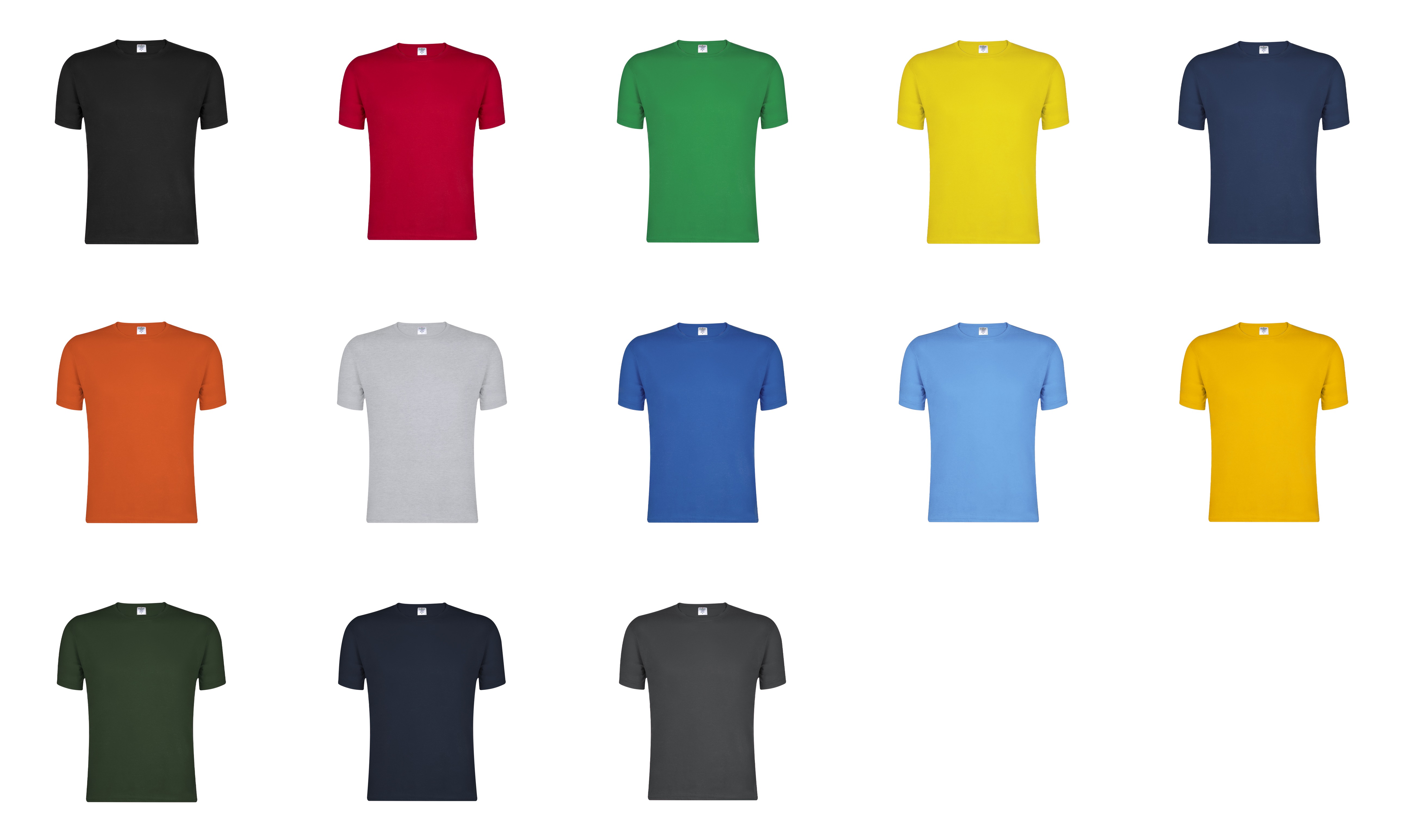 Camiseta Adulto Color "keya" MC150 AMARILLO