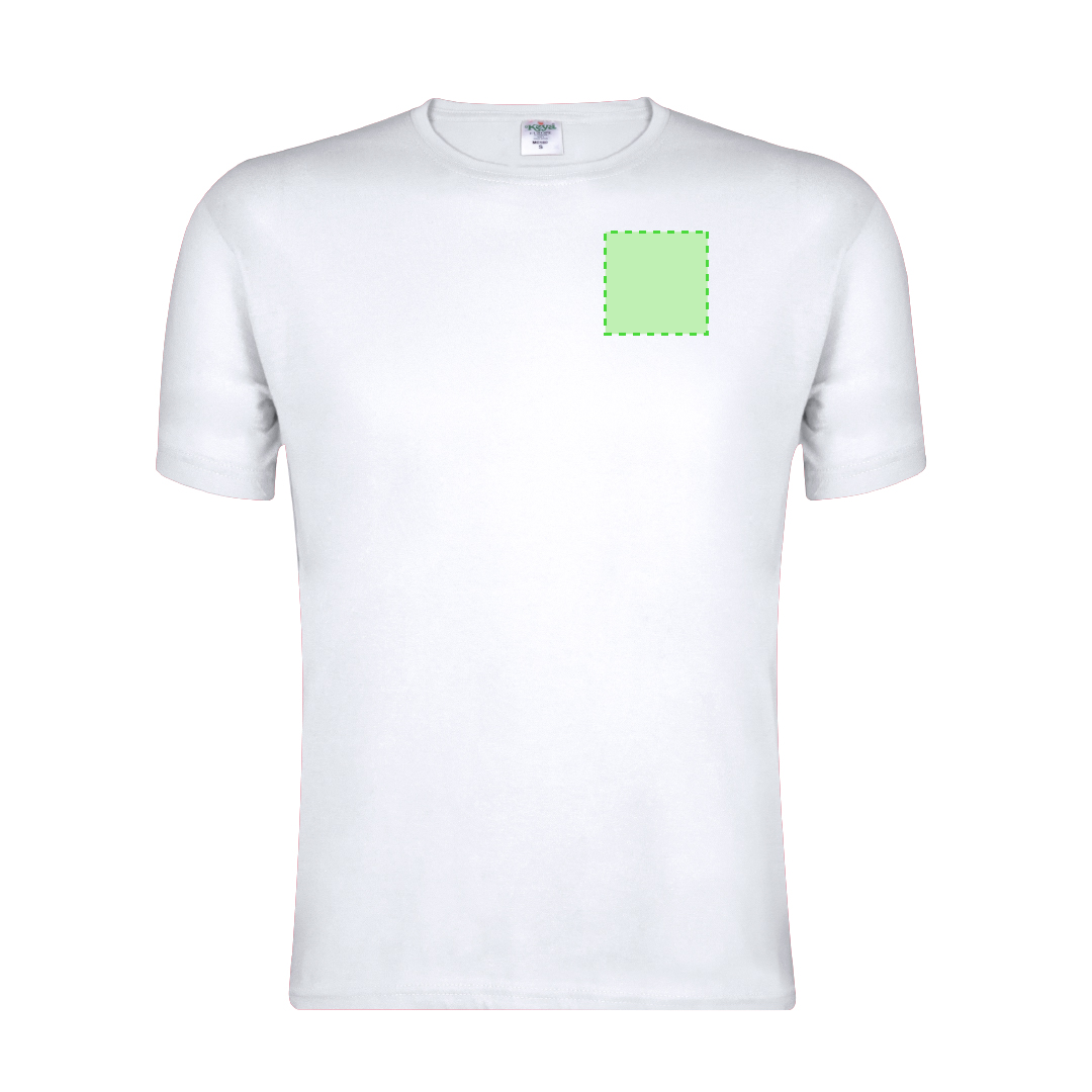 Volwassene Wit T-Shirt "keya" MC180