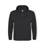 Sudadera Adulto Capucha + Cremallera "keya" SWZ280 MARINO OSCURO