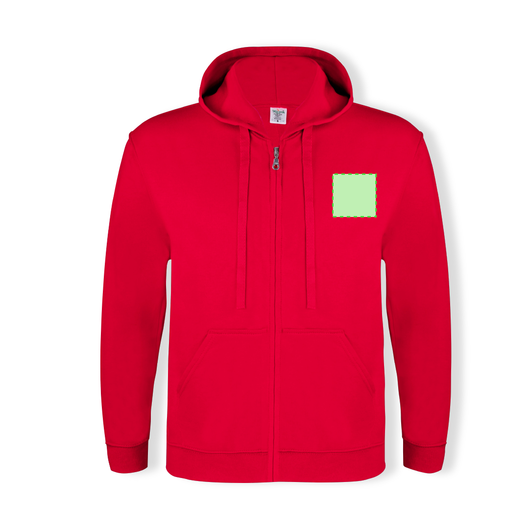 Sudadera Adulto Capucha + Cremallera "keya" SWZ280