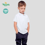 Polo Niño Blanco "keya" YPS180 BLANCO