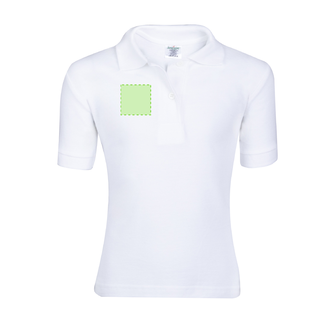 Polo Niño Blanco "keya" YPS180
