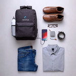 Anti-Diebstahl Rucksack Komplete BLAU