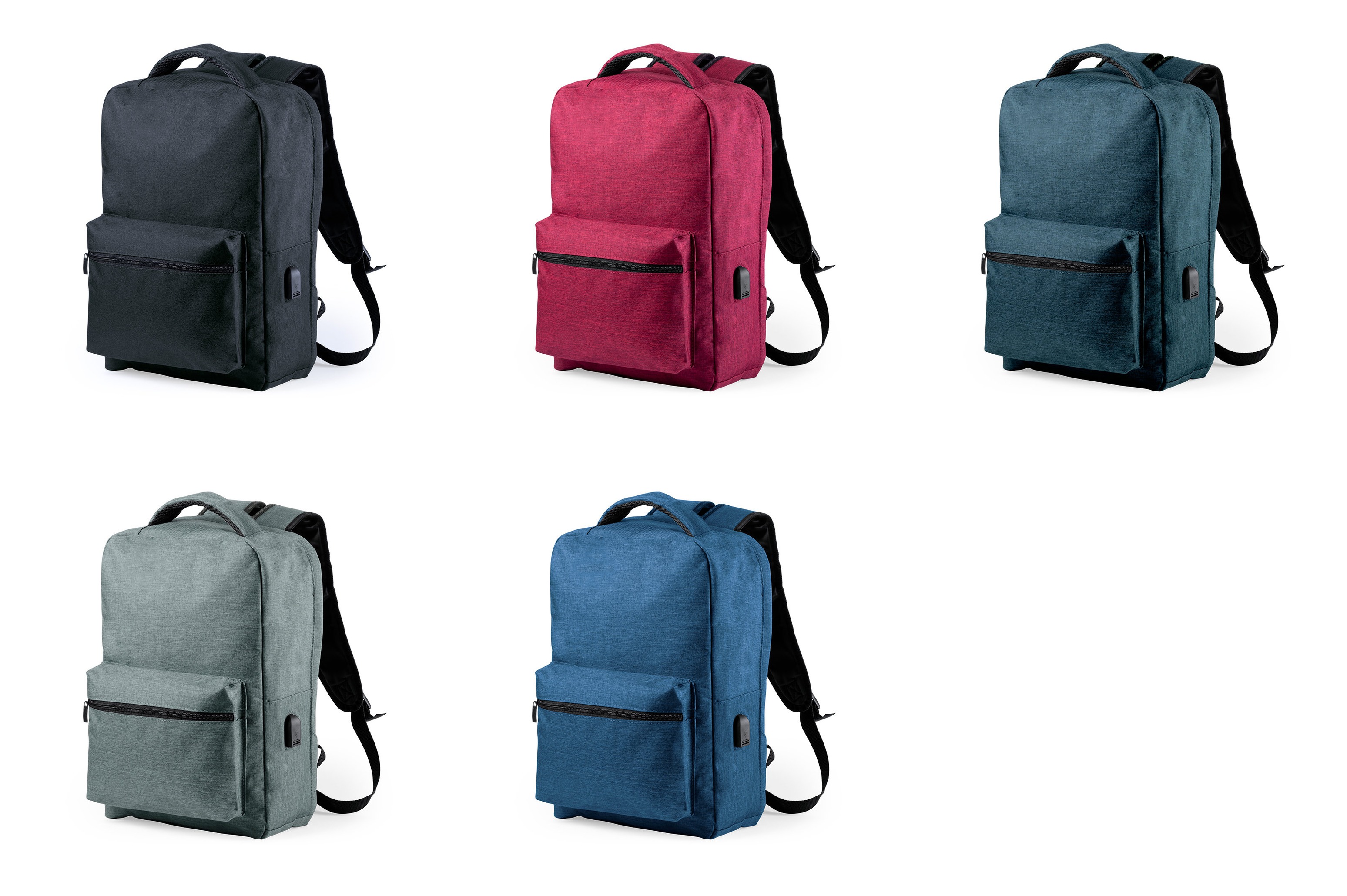 Anti-Diebstahl Rucksack Komplete BLAU