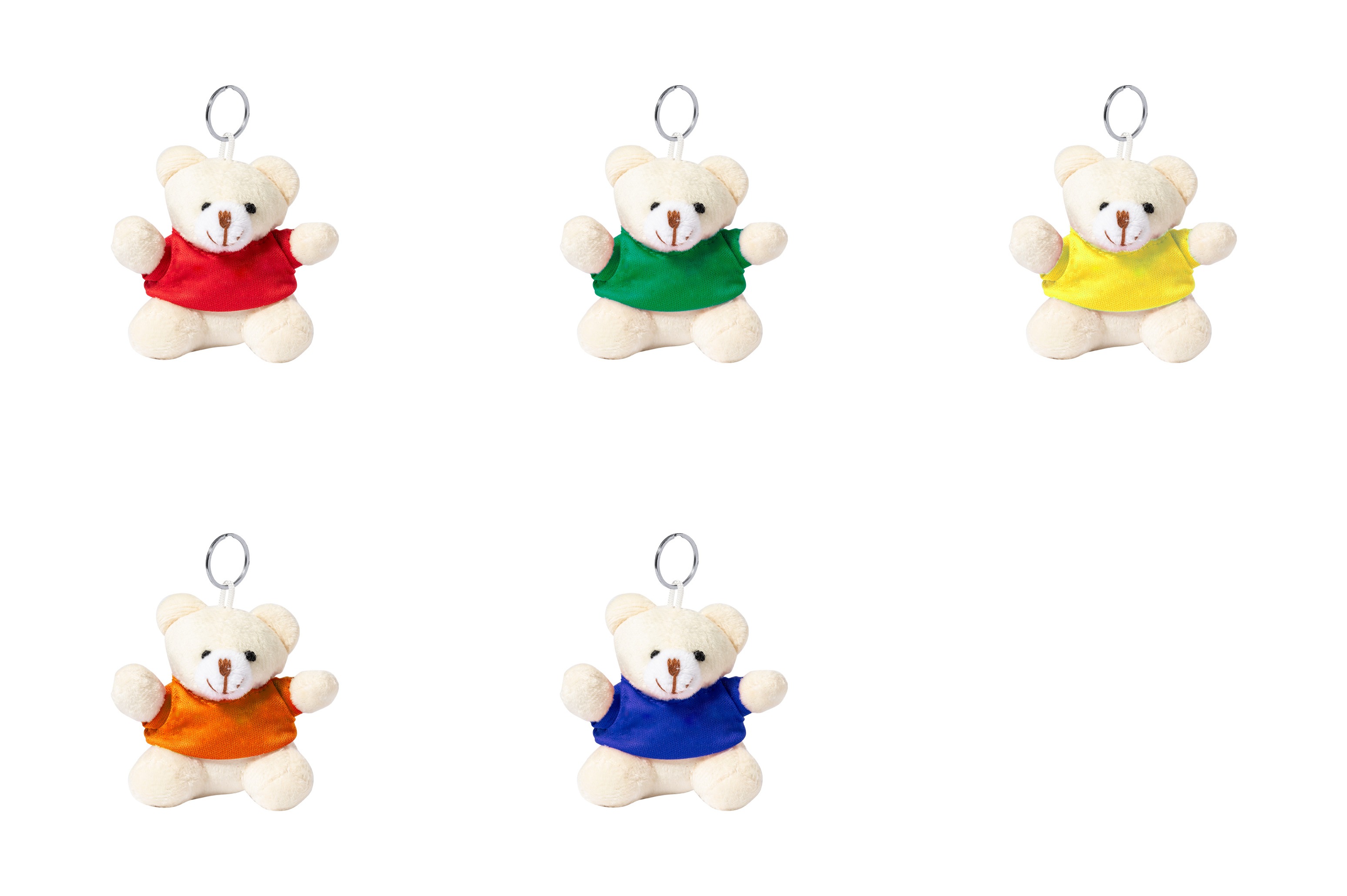 Llavero Peluche Tedchain AMARILLO