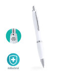 Bolígrafo Antibacteriano Flom BLANCO