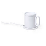Calentador Tazas Cargador Kalan BLANCO