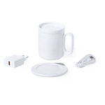 Calentador Tazas Cargador Kalan BLANCO