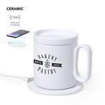 Calentador Tazas Cargador Kalan BLANCO
