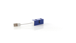 Puerto USB Geby AZUL