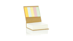 Plakmemohouder Leryl NATUREL