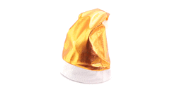 Gorro Papa Noel Shiny DORADO